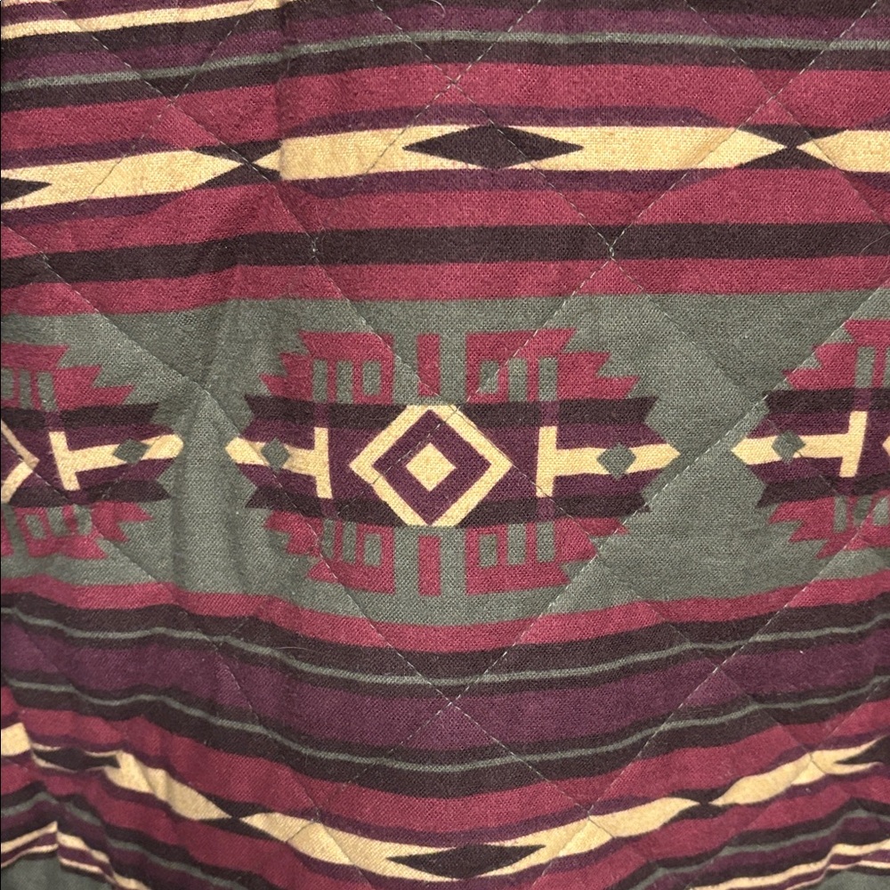 Vintage L.L. Bean Tan Canvas Blanket Lined Barn Coat Sz M - Picture 8 of 9